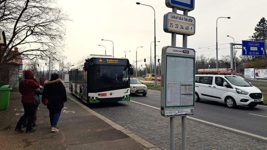 Trolejbus na Severní předměstí