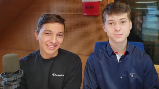 Studenti Vítek Lupoměský a David Horák