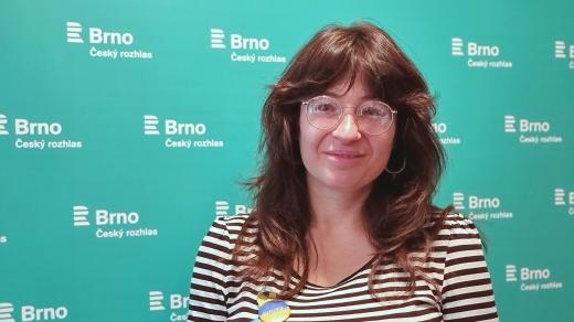 Maud Kotasová ze spolku Brno pro Ukrajinu