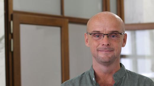 Bývalý vojenský psycholog a terapeut Daniel Štrobl