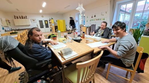 Chráněná dílna střediska Husitské diakonie Nazaret v Borovanech