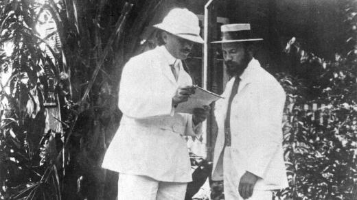 Milan Rastislav Štefánik a spisovatel a cestovatel Jan Havlasa na ostrově Tahiti