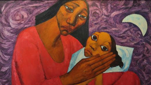 Výstava malířky Míly Doleželové v Telči