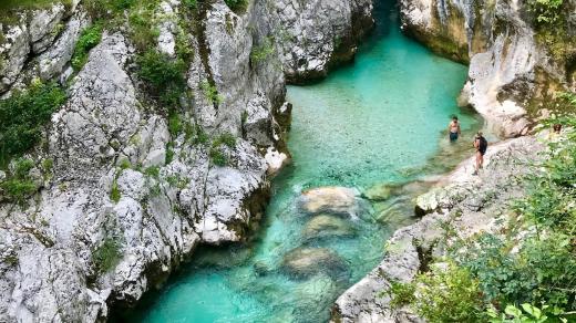 Korita Soče, Slovinsko