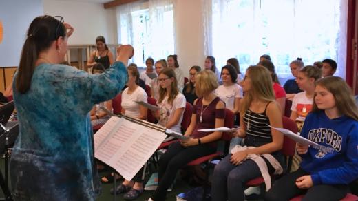 Soustředění karvinského sborové studia Permoník