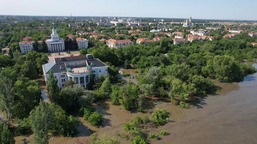 Záplavy způsobené havárií Kachovské přehrady