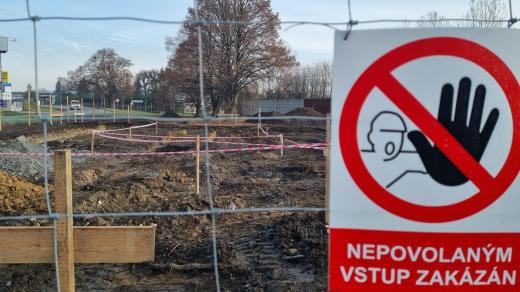 Na tomto místě na kraji Zábřehu bude stát základna pro záchranáře