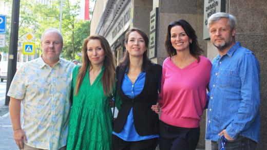 Martin Hrdinka, Tereza Bebarová, Tereza Kostková, Adéla Gondíková a Vasil Fridrich