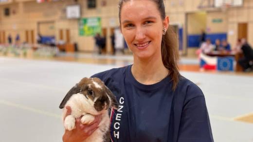 Místopředsedkyně Klubu Králičí hop Petra Molkupová