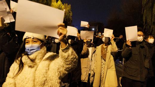 Čína, demonstrace