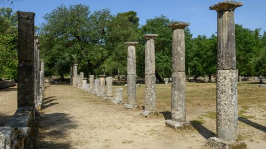 Olympie, dějiště antických olympijských her