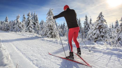 Běžkař (ilustrační foto)