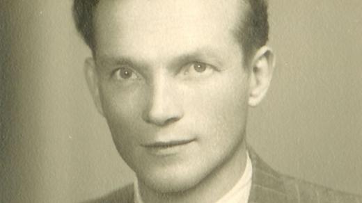 František Švrček těsně po válce