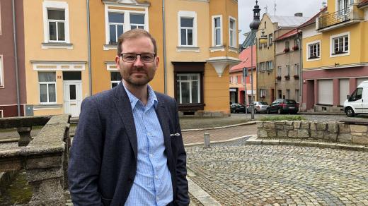 Politolog Kamil Švec v Kynšperku nad Ohří