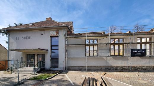 Sokolovna ve Studenci byla jedním z takzvaných brownfieldů Vysočiny