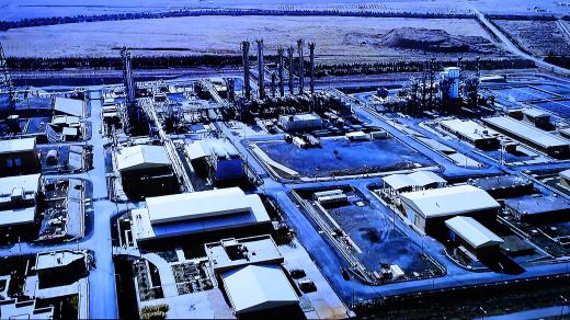 Odstředivky a zařízení v íránském závodě na obohacování uranu v Natanz