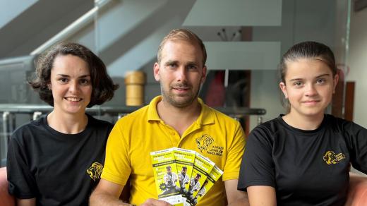 Leona Marková, Ondřej Charvát a Mária Kobernyk