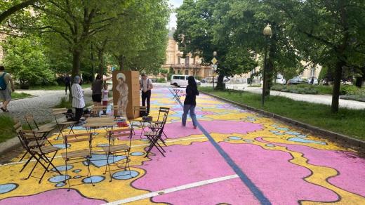 Ulice Jana Masaryka je pro festival Landscape naposledy zavřená dnes, zítra se do ní vrátí provoz