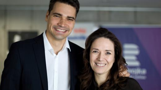 Daniel Stach a Tereza Kostková