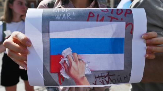 Rusové protestují proti válce
