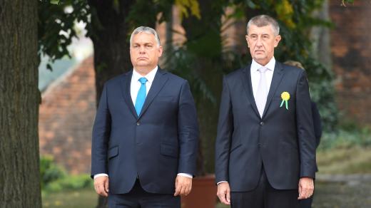 Viktor Orbán a Andrej Babiš v roce 2021