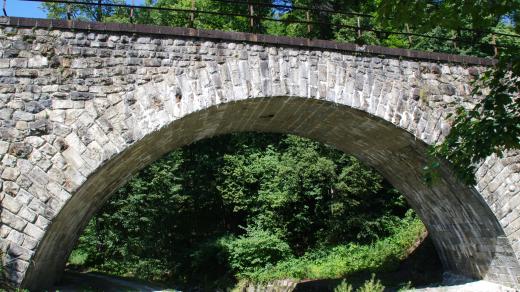 Železniční viadukt přes Vidnávku