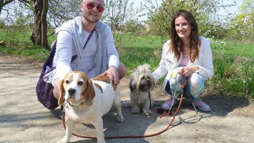 Jakub Skočdopole a jeho přítelkyně Martina Pokorná