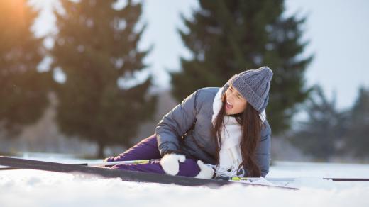 Úraz při lyžování