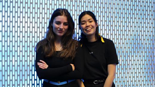 Rosalie Malinská a Huyen Vi Tranová z elektronické formace Viah