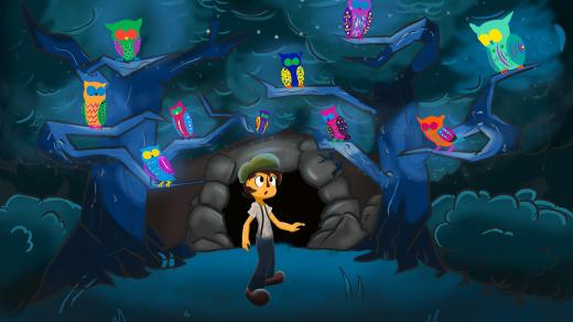 Strom u pískoviště