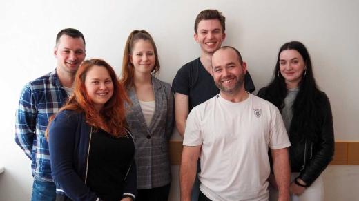 Daniel Toman, Barbora Petrová, Věra Schusterová, Martin Havlíček, Leoš Kubeš a Veronika Kouparová, Obchodní akademie a hotelová škola v Havlíčkově Brodě