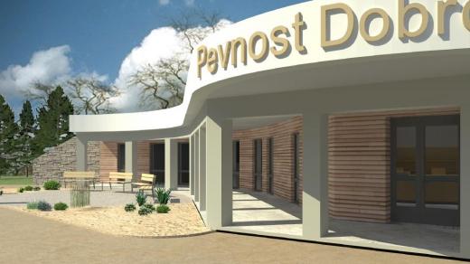 Revitalizace pevnosti Dobrošov - vizualizace