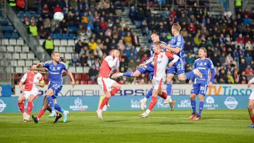 Fotbalisté Sigmy Olomouc doma podlehli Slavii 1:3