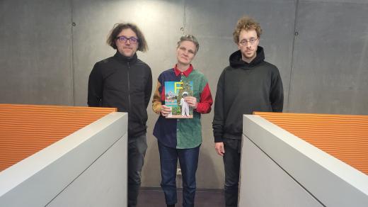 Markéta Kinterová, Michal Šimůnek a Vojtěch Märc v ArtCafé
