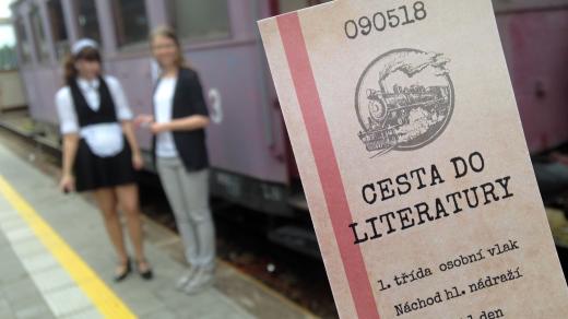 Petr Voldán pomáhal organizovat čtení ve vlaku