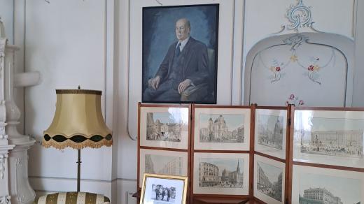 Portrét Františka Ottahala v zámku v Náměšti na Hané