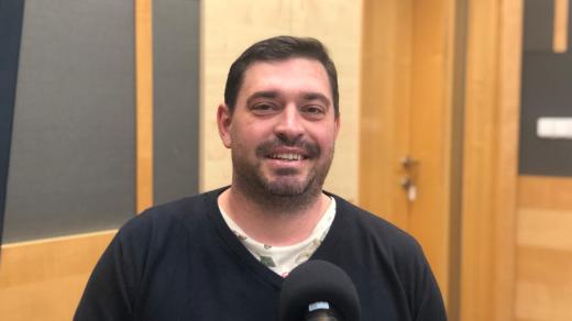 Petr Gablas, vedoucí cimbálové muziky Harafica Petr Gablas