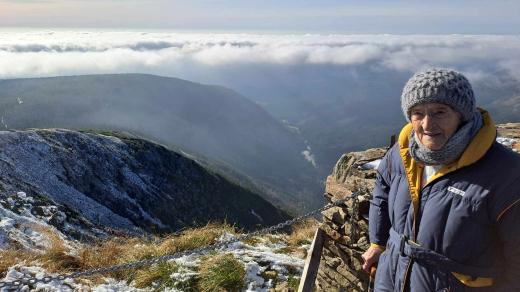 Oslava 101. narozenin na Sněžce