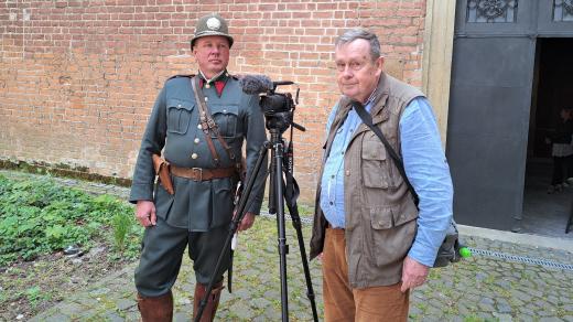 Amatérský filmař Jaroslav Kolčava točí už třetí film věnovaný četníkům