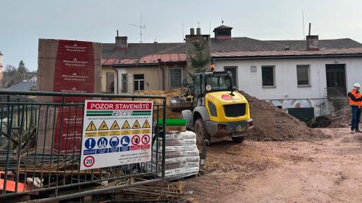 Novopacké městské kulturní středisko se proměnilo ve staveniště