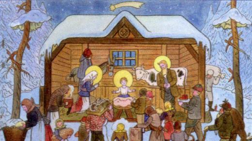 Český Betlém od Josefa Lady