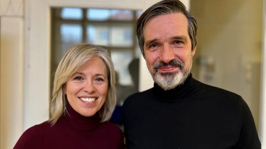 Alena Zárybnická a profesor Robert Lischke