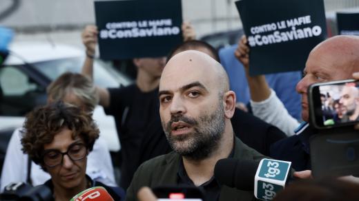 Italský novinář a spisovatel Roberto Saviano