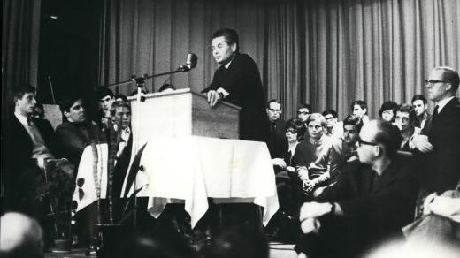 Ota Šik v exilu ve Švýcarsku, listopad 1968