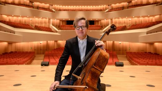 Violoncellista Jan Vogler, umělecký ředitel Dresden Music Festival
