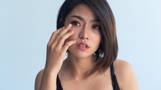 Záškuby v oku (ilustrační fotografie)