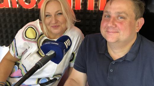 Moderátorka Patricie Strouhalová a šéfkuchař Jan Punčochář