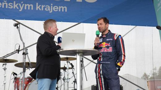 Stanislav Jurík a akrobatický pilot Martin Šonka