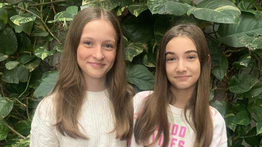 Sofie Chrastinová a Ema Slobodníková