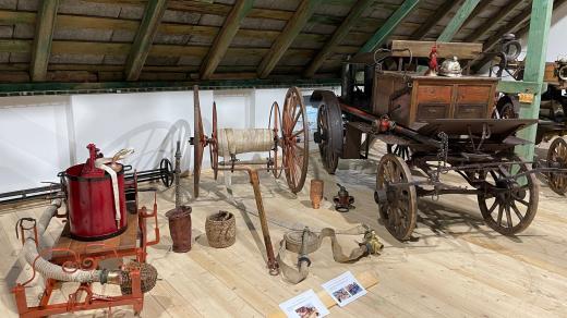 Z expozice Hasičského muzea ve Žďáře nad Metují na Náchodsku